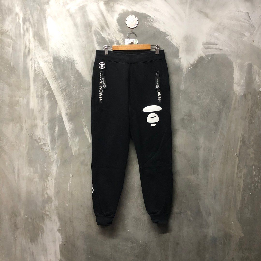 Aape Jogger Sweat Pants, Men's Fashion, Bottoms, Joggers on Carousell