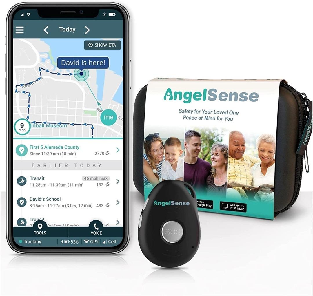 AngelSense Personal GPS Tracker for Kids, Teen, Autism, Special Needs
