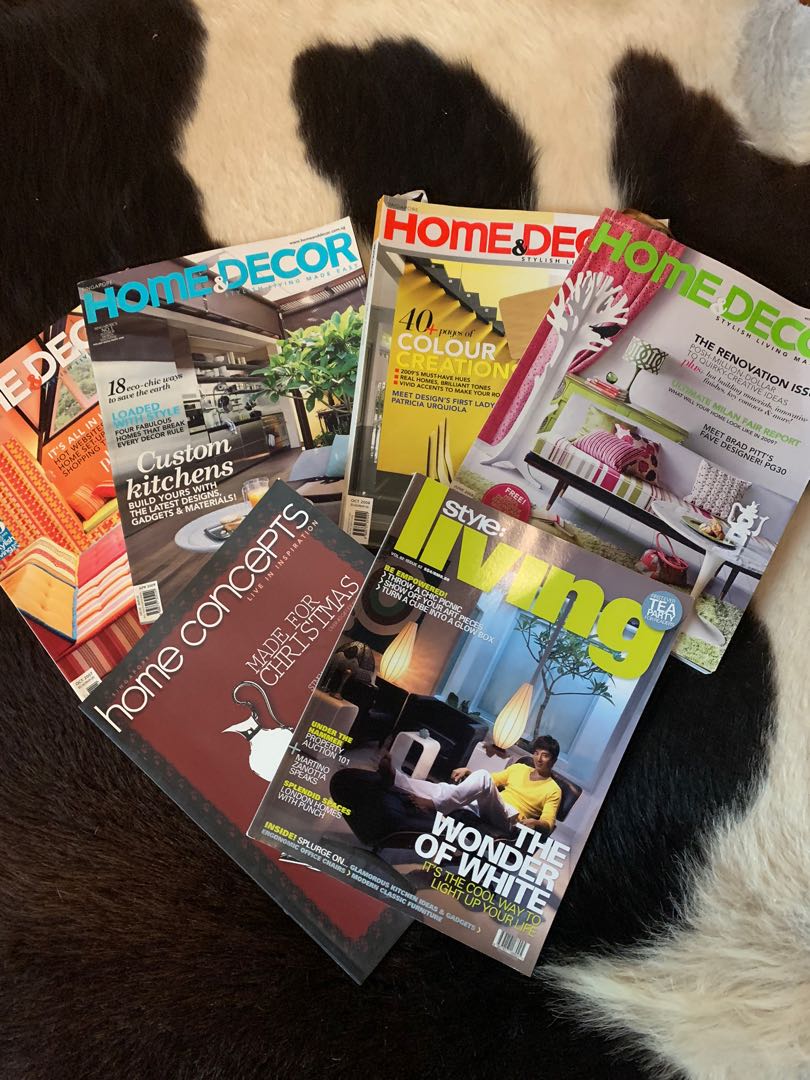 Assorted Interior Design Magazines, Hobbies & Toys, Books & Magazines ...