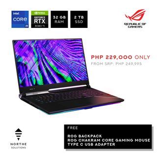 Asus ROG Strix Scar 17 SE 3080 TI 32gb ram