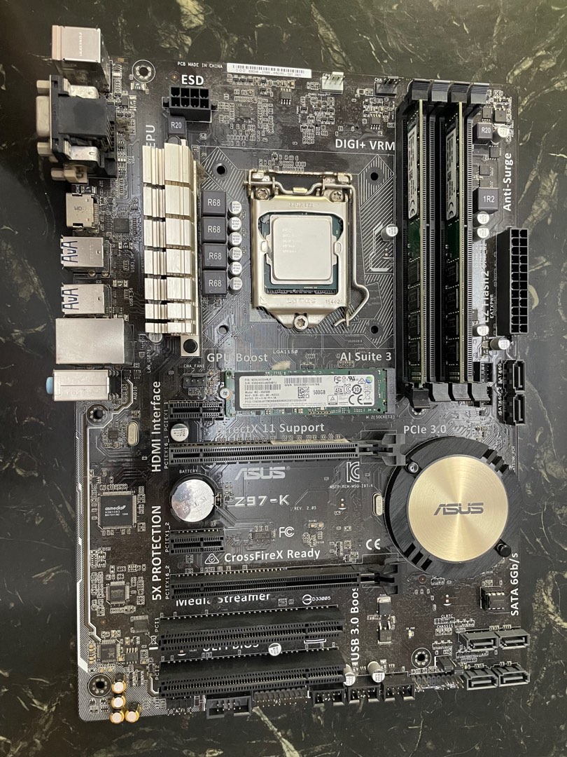ASUS Z97 K Motherboard Computers Tech Parts Accessories