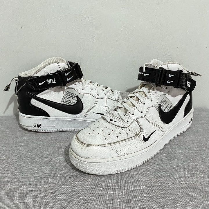 AIR FORCE 1 MID '07 LV8 Utility White, Men's Fashion, Footwear, Sneakers  on Carousell