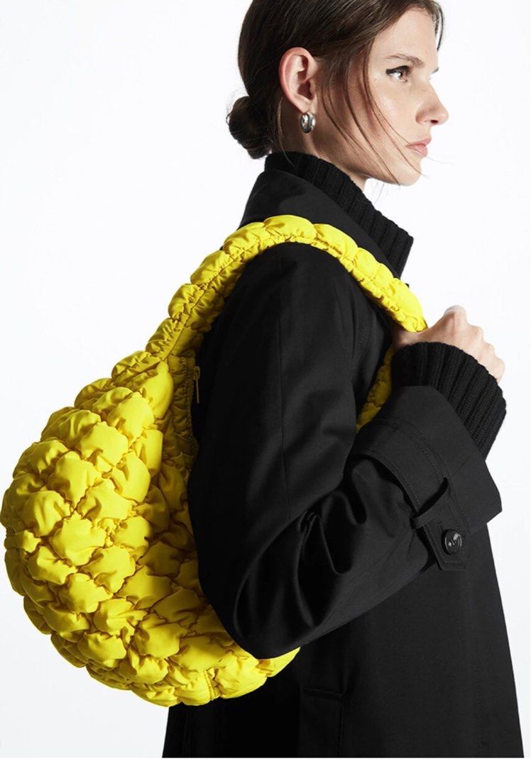 Cos online yellow bag