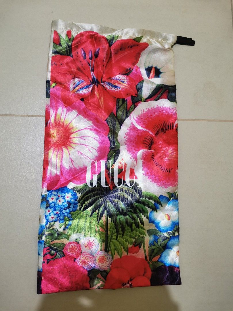 Gucci floral dust bag online