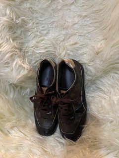 Authentic LV Front row Leather  sneakers/rubber shoes
