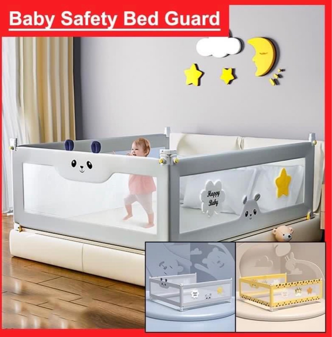 Baby safety bed guard bed fence, Babies & Kids, Baby Nursery & Kids Furniture, Bed Guards on