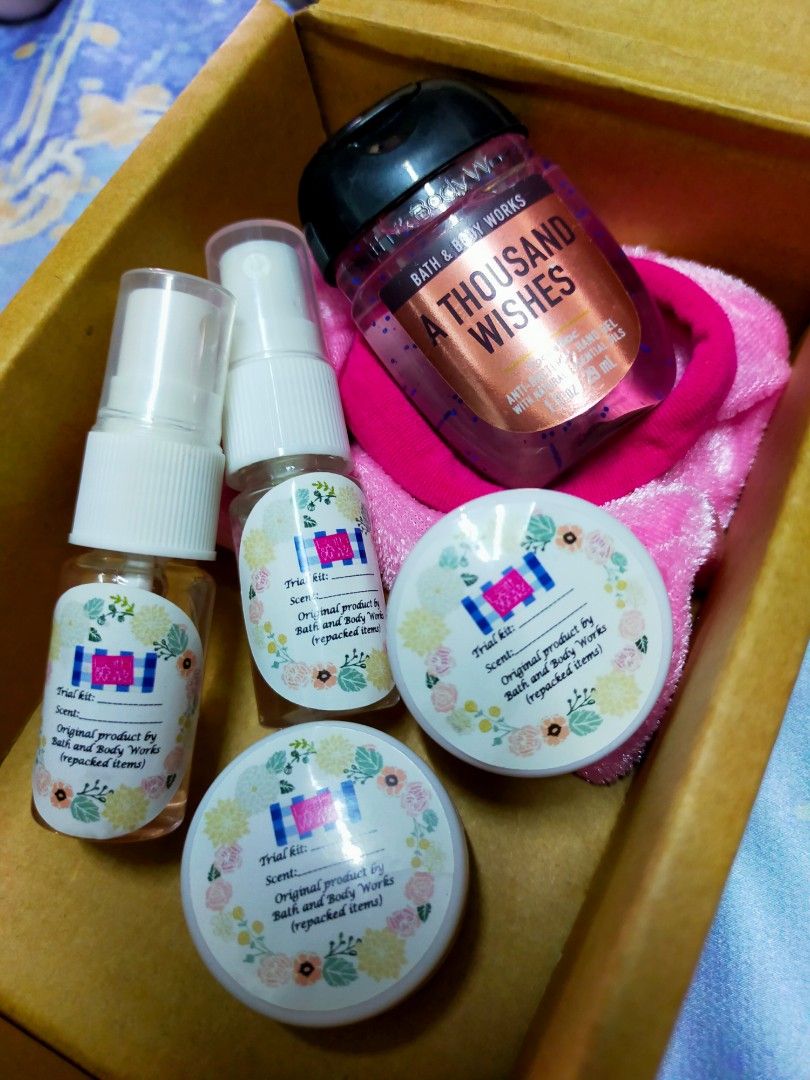 Bath and Body Works Trial kit gift set, Beauty & Personal Care, Bath & Body, Body Care on Carousell