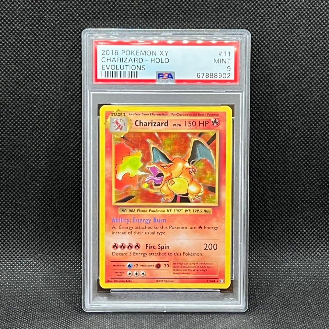  Pokemon - Charizard (11/108) - XY Evolutions - Holo : Toys &  Games