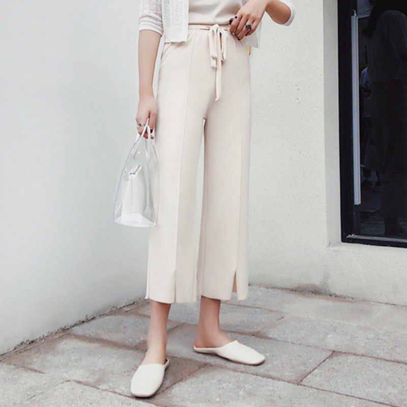 Beige Pants, Women's Fashion, Bottoms, Other Bottoms on Carousell