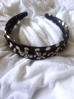 Bejewelled Headband with rhinestone butterflies and crystal beads