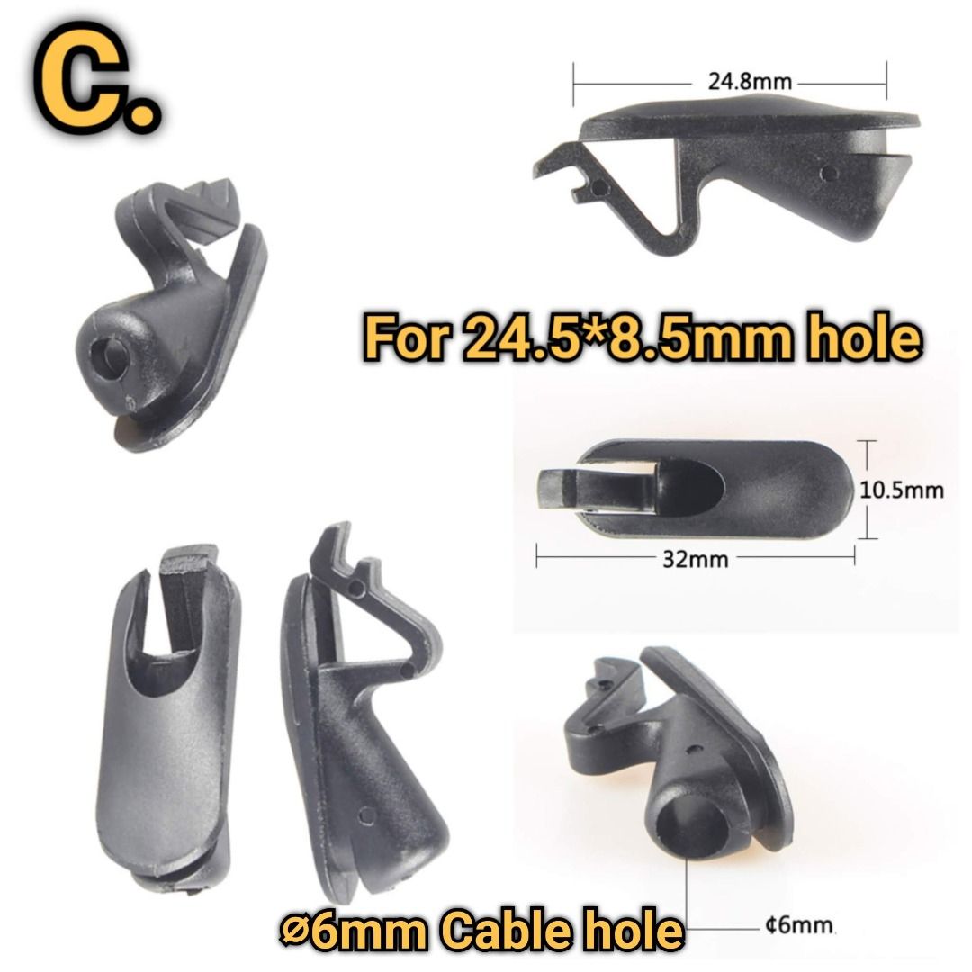Bike Frame Cable Guide Cover Single Hole Shifting Brake Cable Di2
