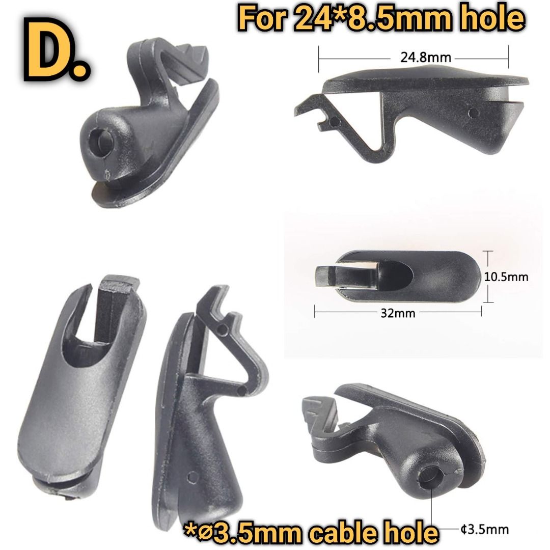 Bike Frame Cable Guide Cover Single Hole Shifting Brake Cable Di2