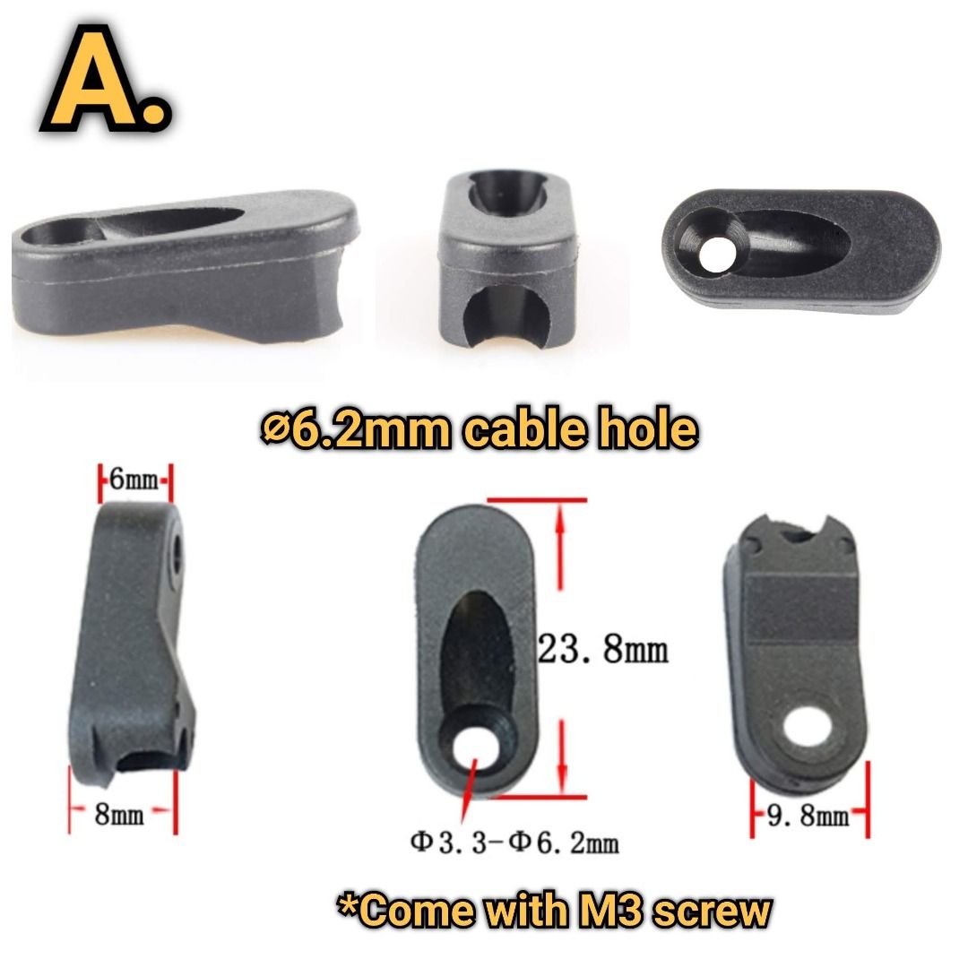 Bike Frame Cable Guide Cover Single Hole Shifting Brake Cable Di2