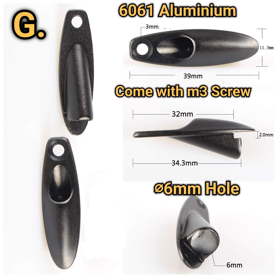 Bike Frame Cable Guide Cover Single Hole Shifting Brake Cable Di2 Plug Plastic Alumium