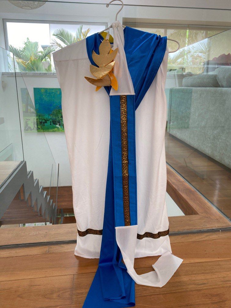 BN Grecian emperor costume full set, Babies & Kids, Babies & Kids ...