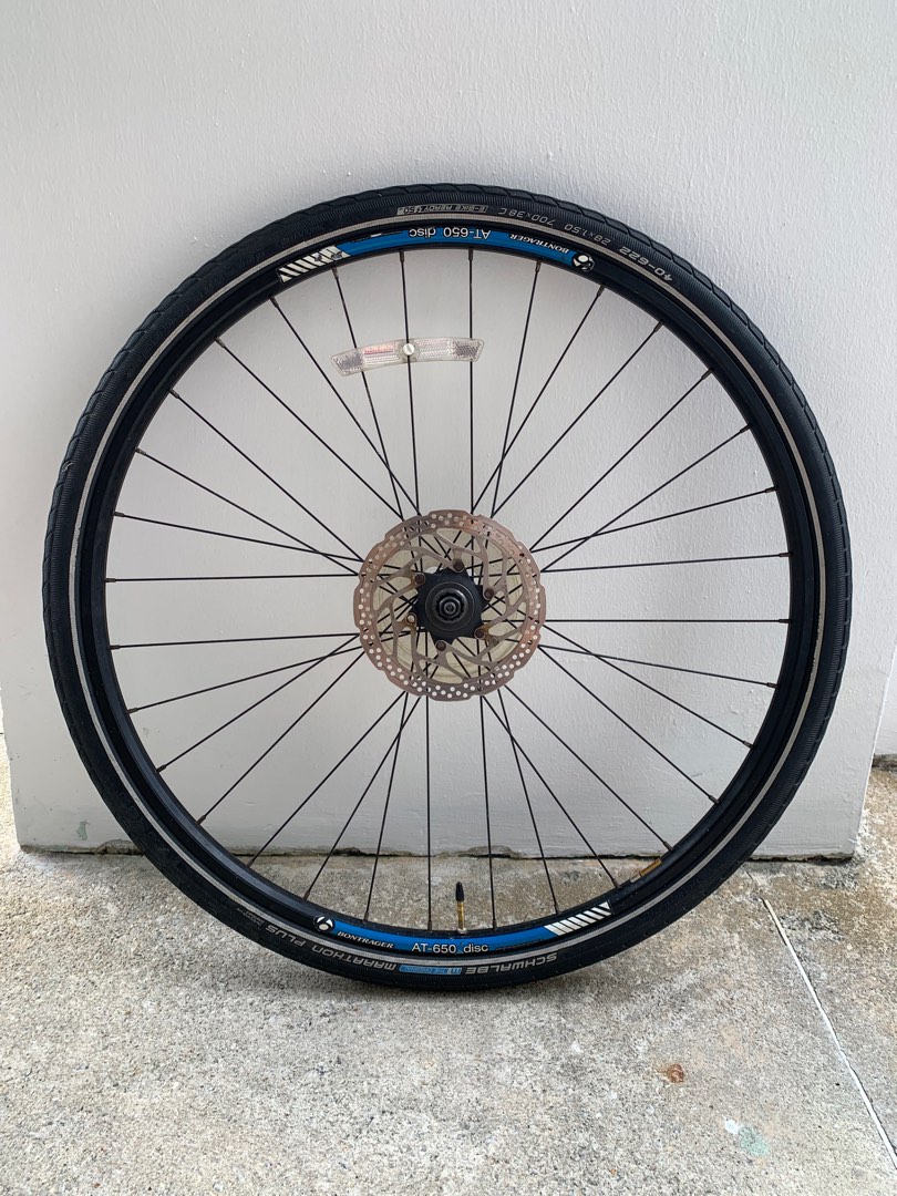 Bontrager AT 650 Wheel with Brake Disc Sports Equipment Bicycles