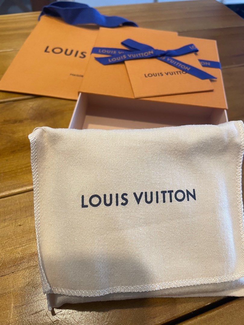Louis Vuitton Black Blue Monogram Playground Slender Men's Wallet 1LK0228