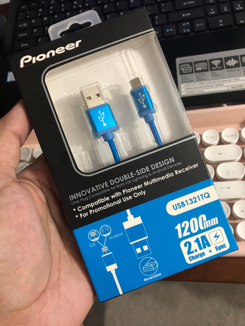 BRANDNEW PIONEER CORD FOR IOS AND ANDROID, Mobile Phones & Gadgets