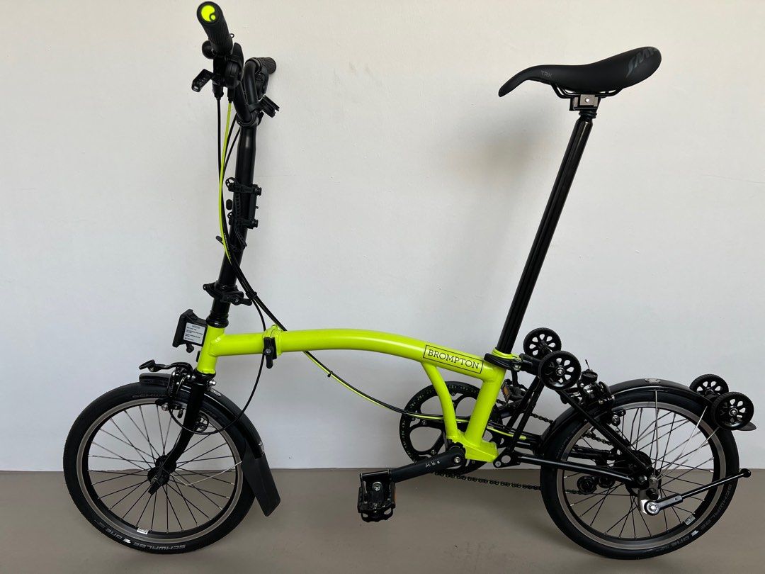 Brompton outlet lime green
