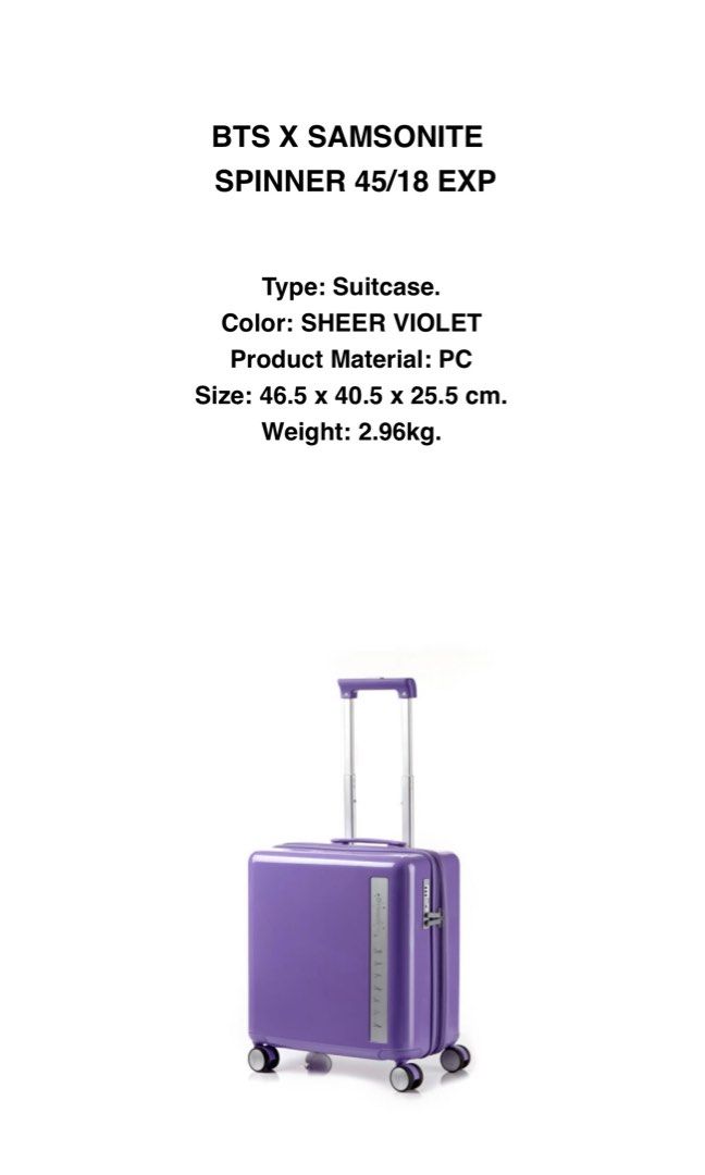 BTS teams up with Samsonite for “Butter” collection of luggage and bags –  97.9 WRMF