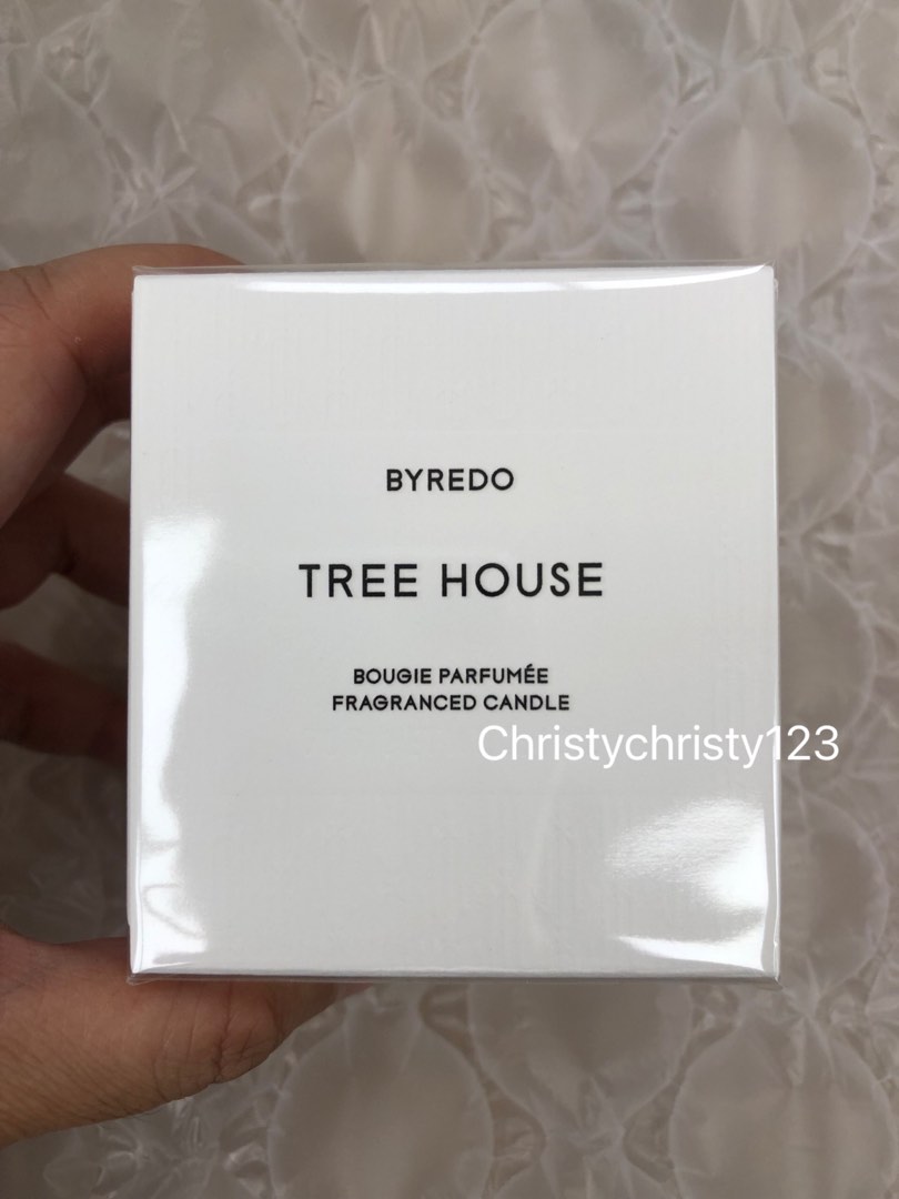 (大裝 -240g) ~Byredo Tree House Fragranced Candle 樹屋香氛蠟燭, 傢俬＆家居, 家居香薰 ...