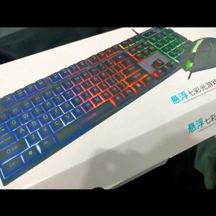 Cadeve Keyboard (RGB) and Mouse, Computers & Tech, Parts & Accessories ...