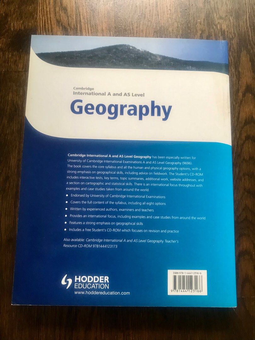 Cambridge International A and AS Level Geography, Hobbies & Toys, Books