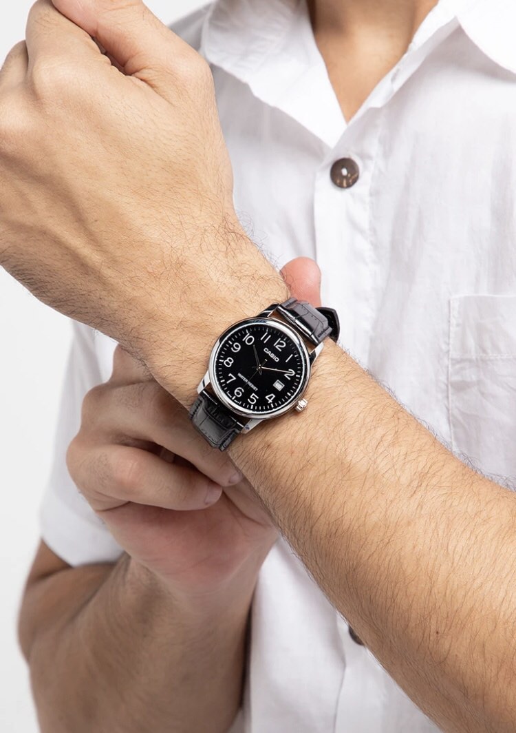 Casio Men Analog Watches Mtp-V002L-1Budf, Fesyen Pria, Jam Tangan di Carousell