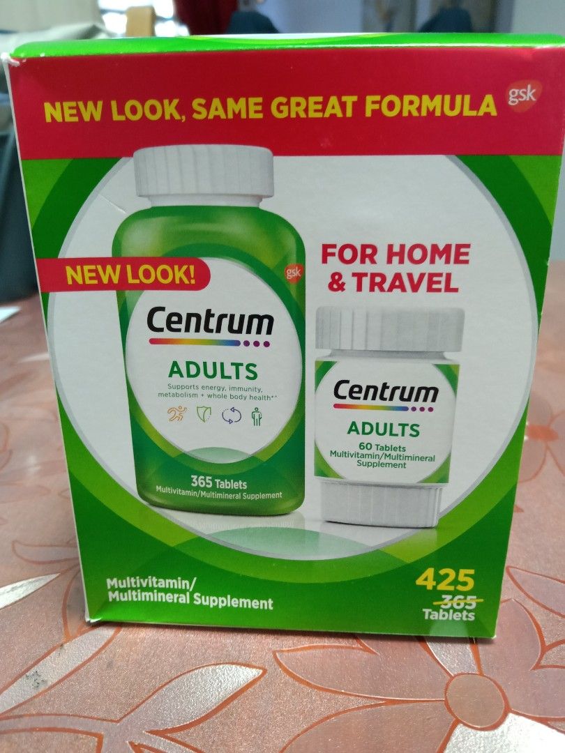 Centrum Multivitamin/Multimineral, Health & Nutrition, Health