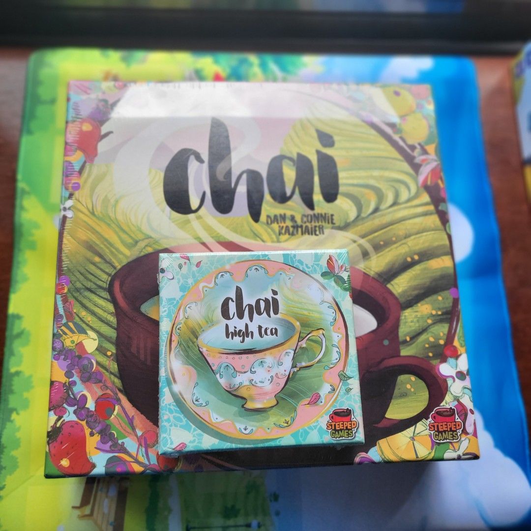 Chai Deluxe + Chai High Tea + playmat bundle board game, Hobbies & Toys