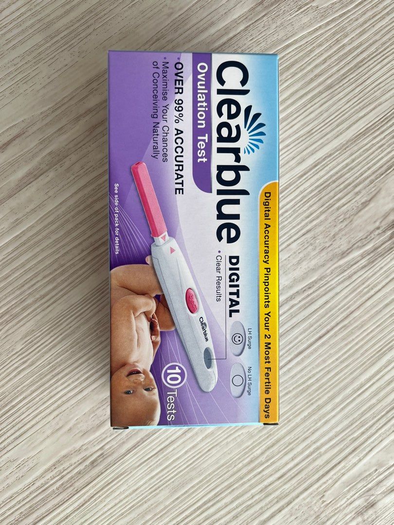 Clearblue Digital Ovulation Testing Kit 6s (expire August 2023), Health
