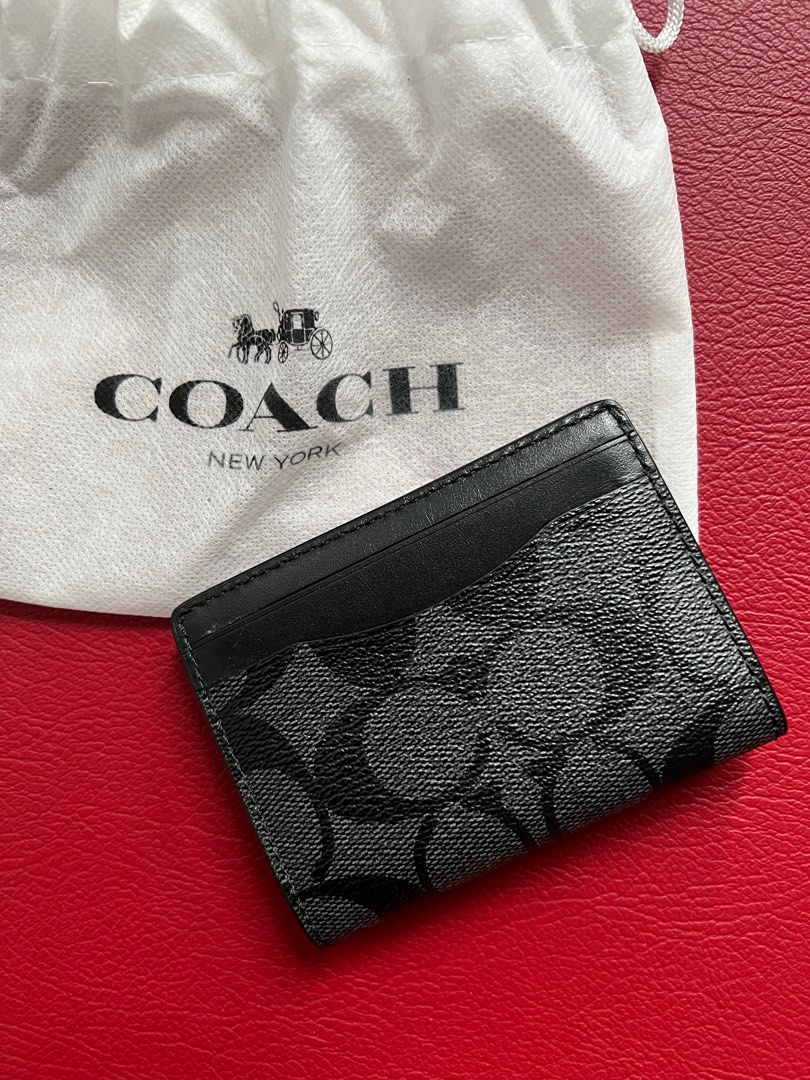 Coach Bifold Card Holder, Men's Fashion, Watches & Accessories, Wallets