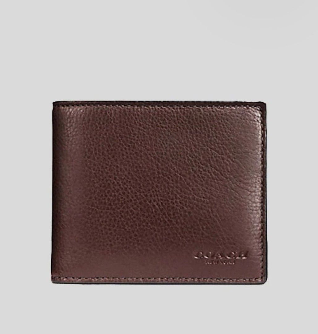 Coach id on sale wallet mens
