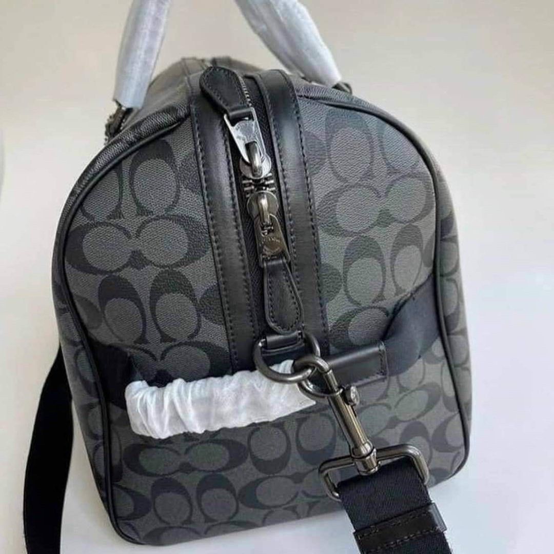 Coach Travel Bag (Category: Luxury Bags & Wallets) located in Cavite. Submitted by LuxbyMarifrance (Listing ID 1194962508, Image 3). Description: 🏷️ 4,800 only + SF 🛍️ Coach Venturer Bag 📏 17 3/4” (L) x 10 1/4” (H) x 8 1/2” (W) 📌 with tag, care card, dust bag, paper bag ✨All trademarks, logos and brand names are reserved and property of the original brand owners. #coachph #authenticqualitybagsph #authenticqualitybags #lowestpriceguaranteed #c