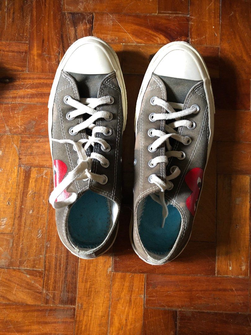 Converse CDG faded black Men s Fashion Footwear Sneakers on