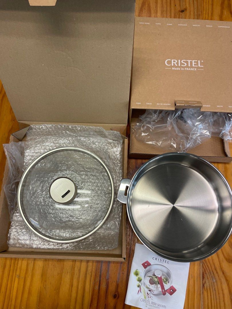 Cristel 法國製造不銹鋼深鍋26cm, 傢俬＆家居, 廚具和餐具, 炊具及配件