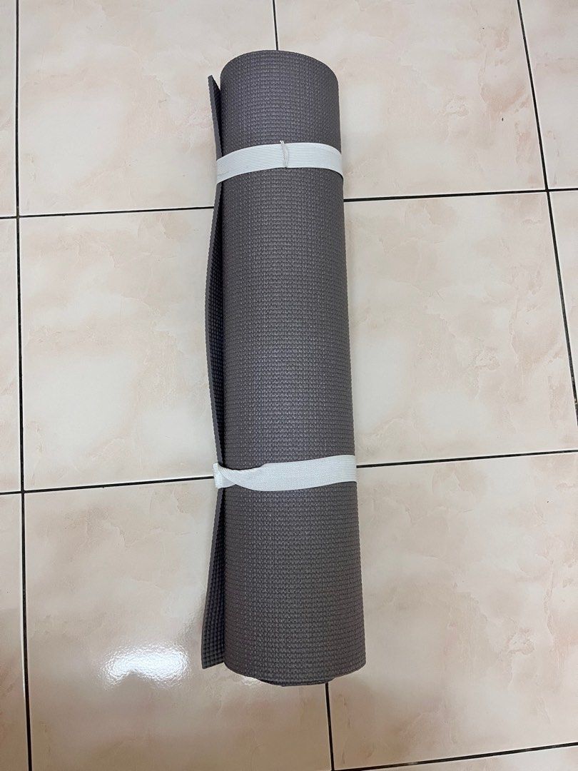 Decathlon Domyos Essential Yoga Mat 4mm - Grey
