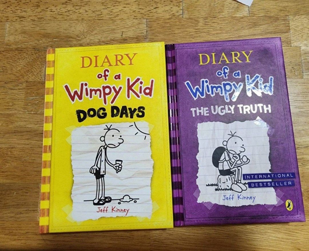Diary Of A Wimpy Kid, Used Children's Books Bundle, Hobbies & Toys