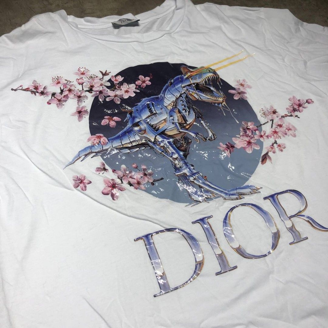 dior b23 high canvas sorayama dinosaur