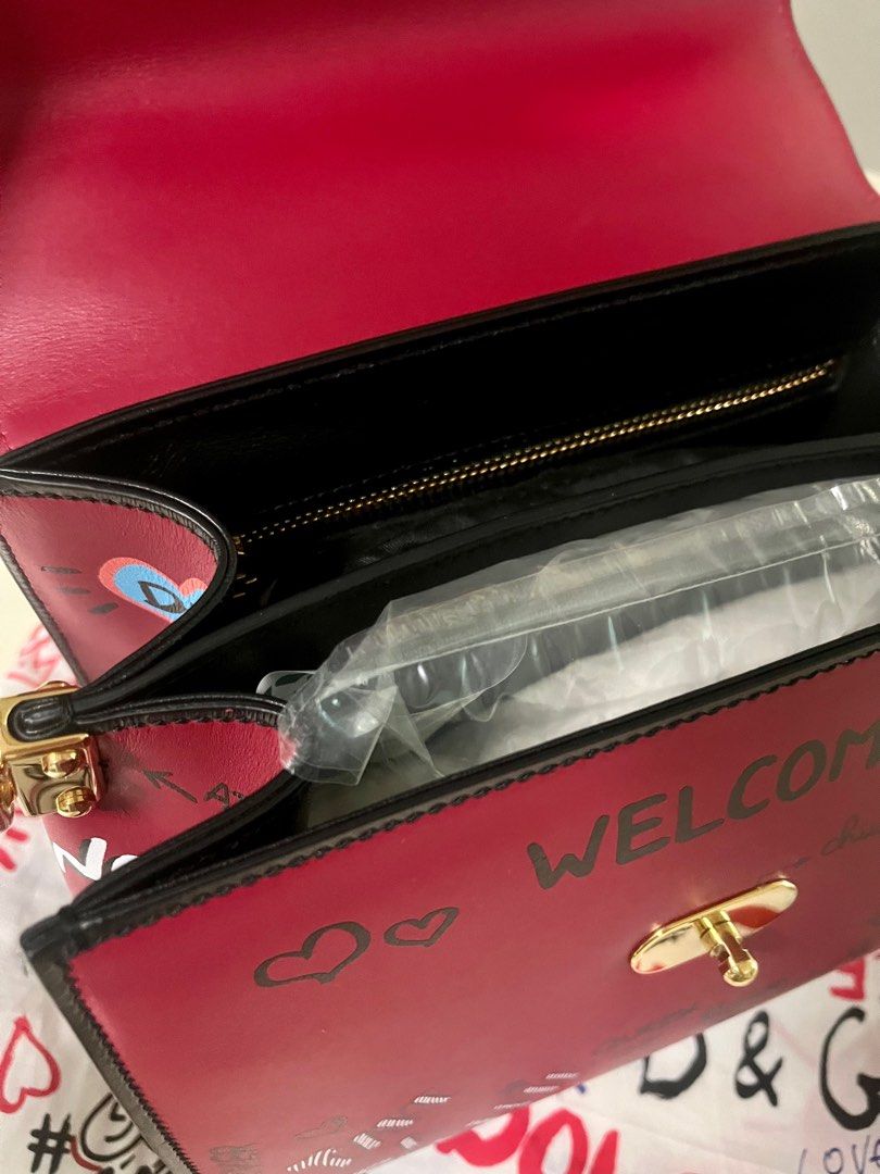 Dolce Gabbana Welcome Graffiti Bag Women s Fashion Bags