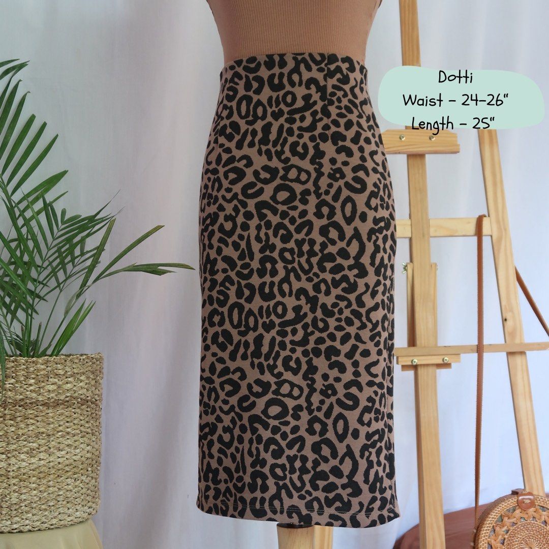 Leopard print skirt dotti 2025