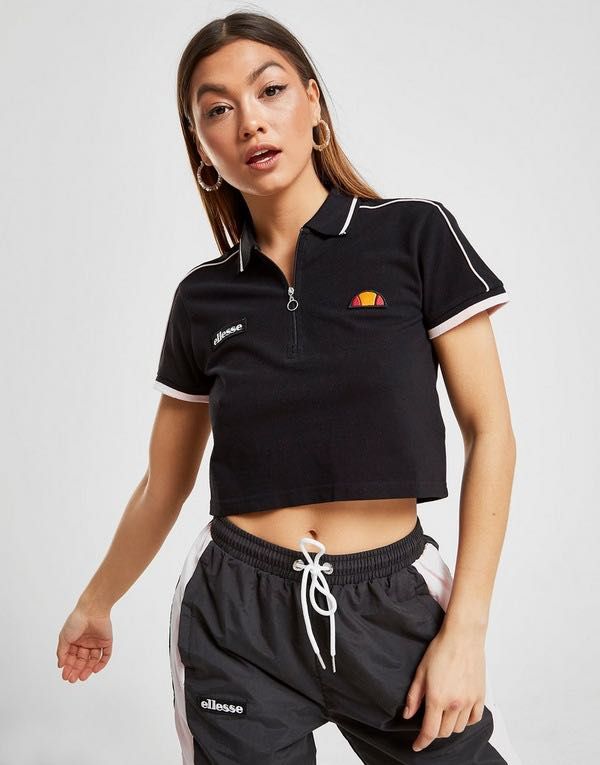 banaan veerboot Legende Ellesse Piping Cropped Polo Shirt, Women's Fashion, Tops, Shirts on  Carousell