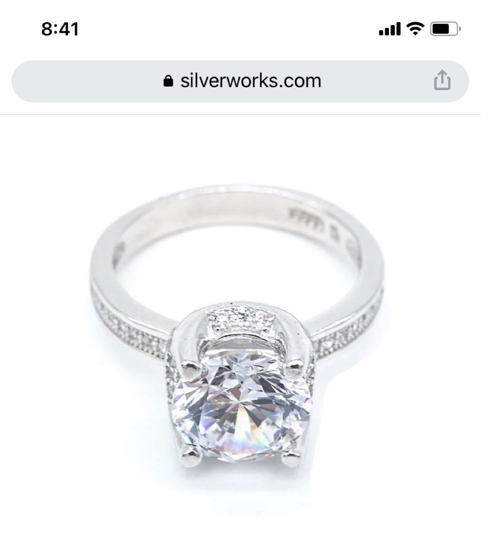 Silverworks promise shop ring