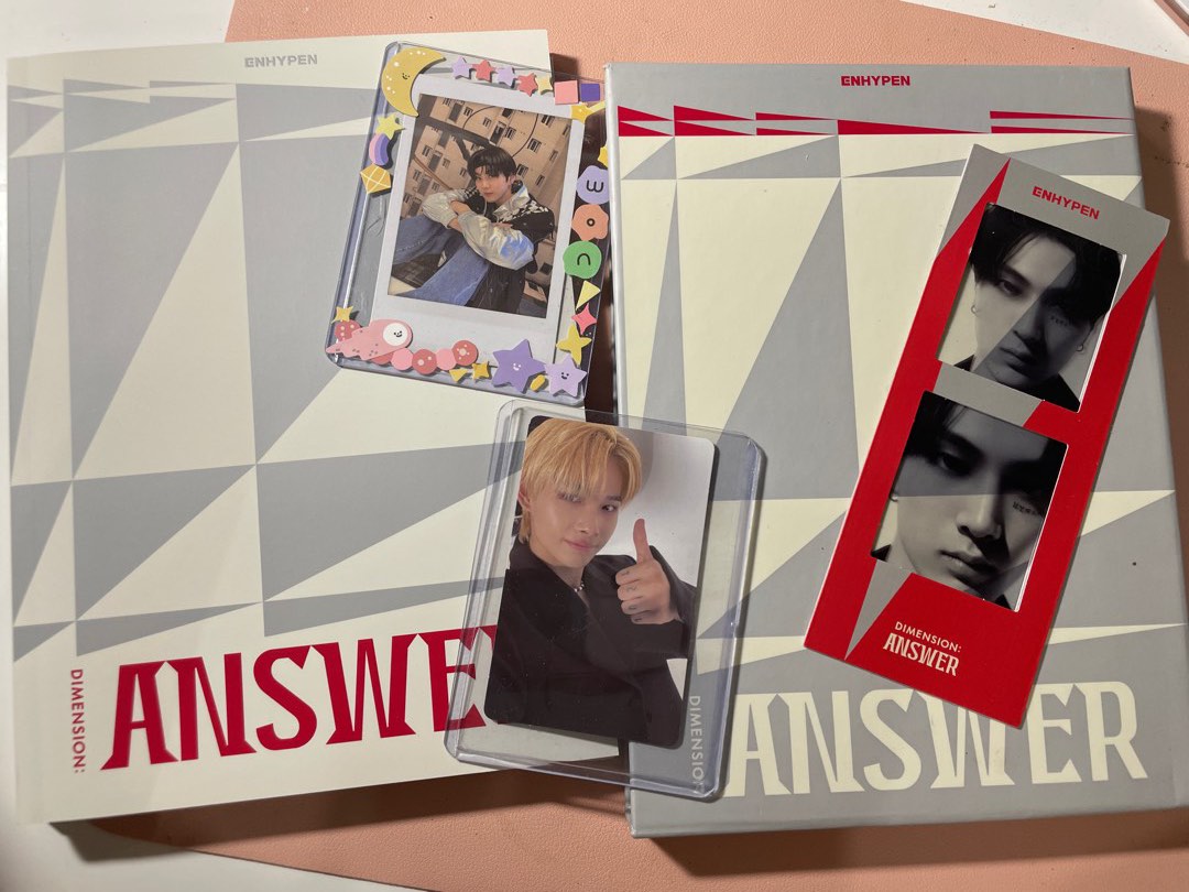 Enhypen ANSWER Album w/ POB, Hobbies & Toys, Memorabilia & Collectibles ...