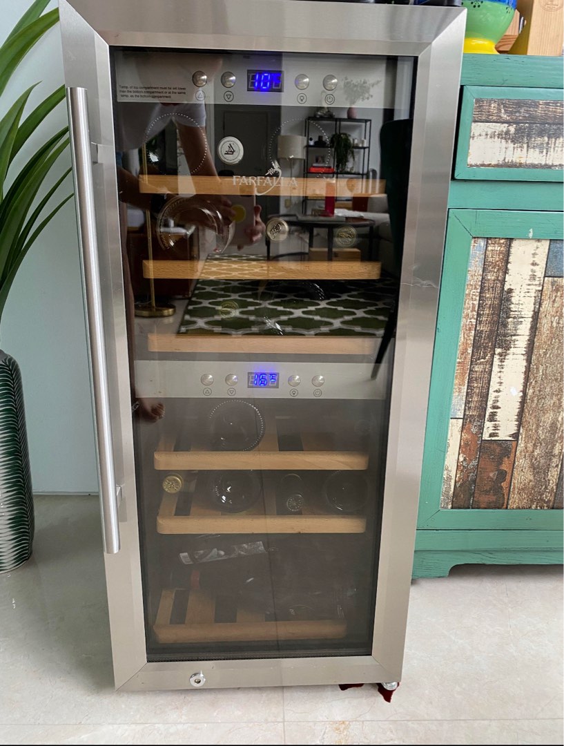 Farfalla Wine Chiller Dual Zone, TV & Home Appliances, Kitchen