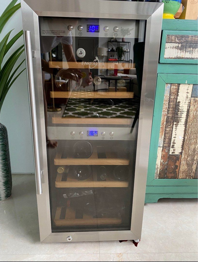 Farfalla Wine Chiller Dual Zone, TV & Home Appliances, Kitchen