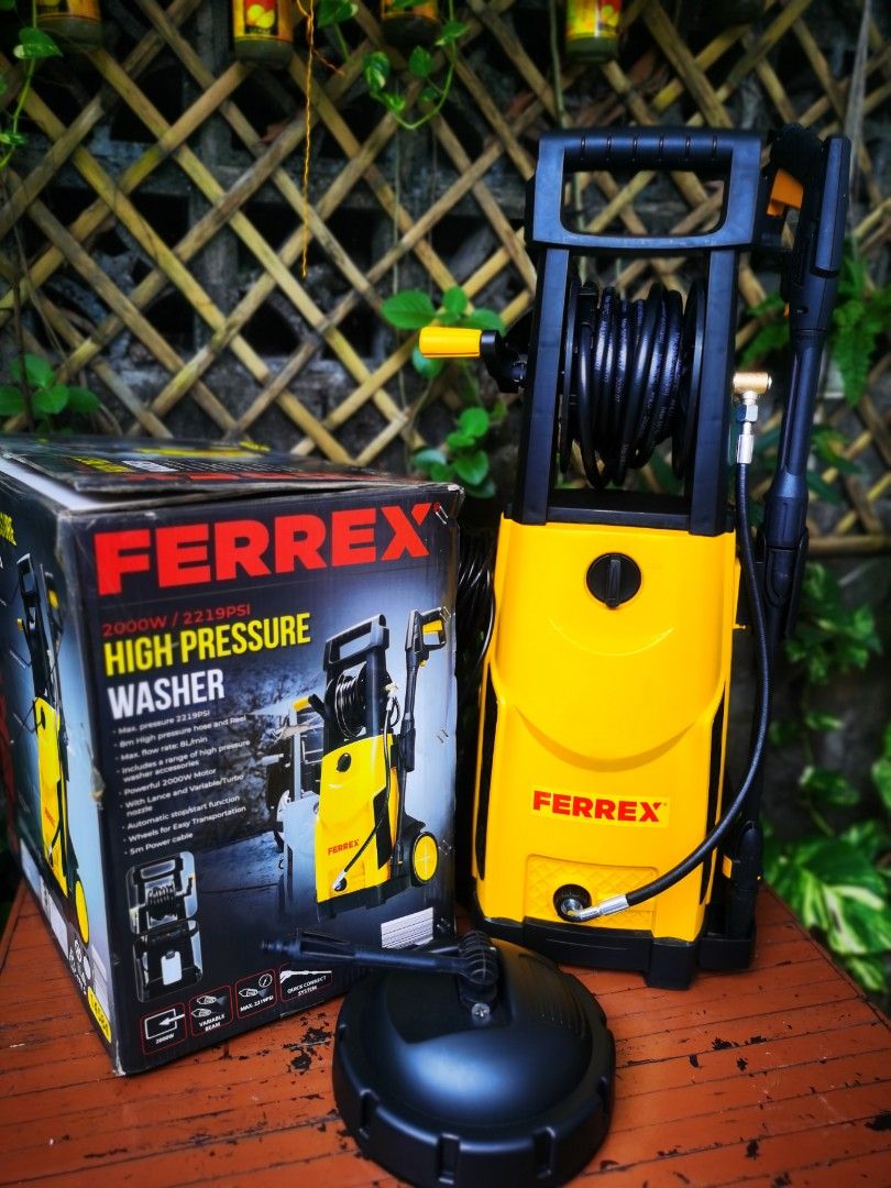 Ferrex 2000 watts high pressure washer, Commercial & Industrial, Construction & Building