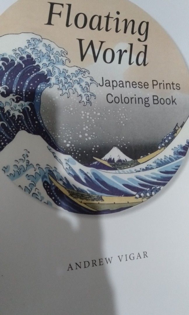 Floating World Japanese Prints Adult Coloring Book, Hobbies & Toys