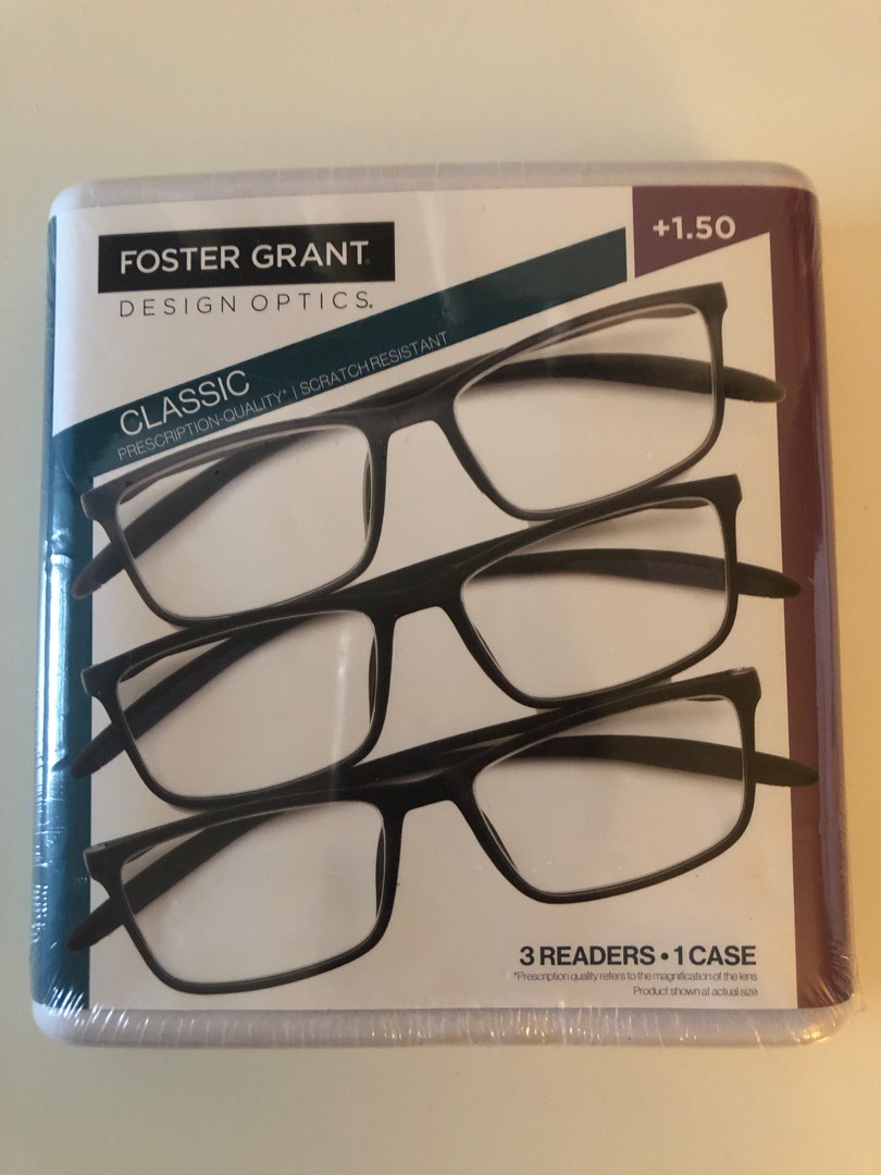 Foster grant reading glasses 3 pack men s fashion watches