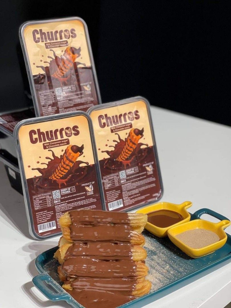 Frozen Churros, Food & Drinks, Chilled & Frozen Food on Carousell